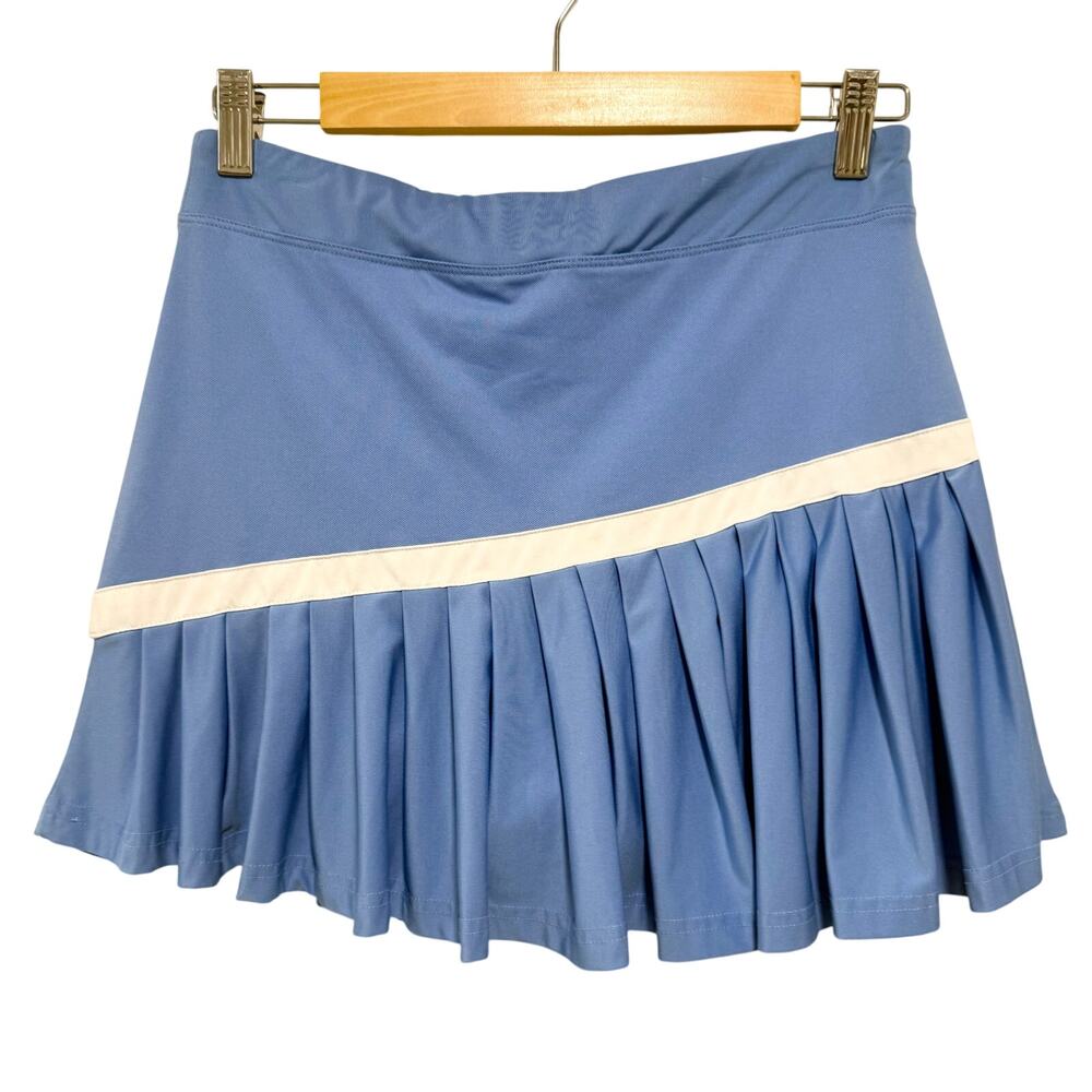 Boast Pleated Tennis Skort Sz. S Blue White Y2K Golf Skirt Preppy Coquette Twee - Picture 5 of 10